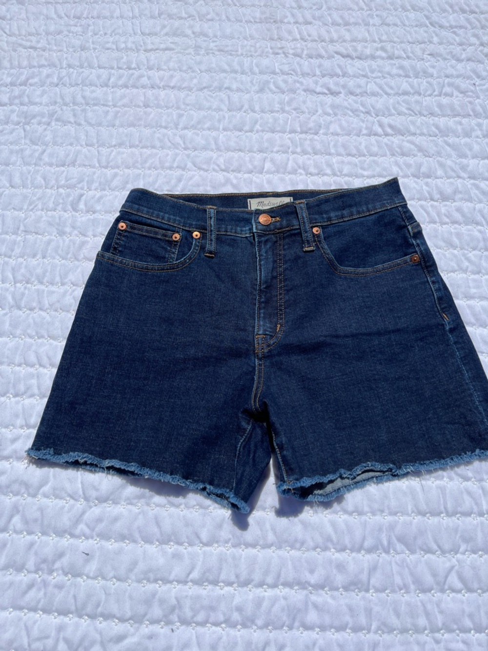 Madewell Dark Blue High-Rise Denim